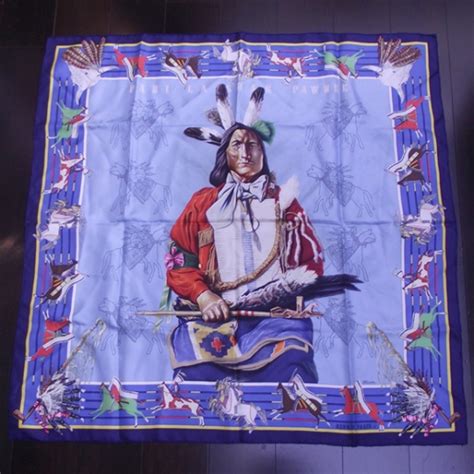 hermes scarf native american|Hermes 90 Scarf Native American .